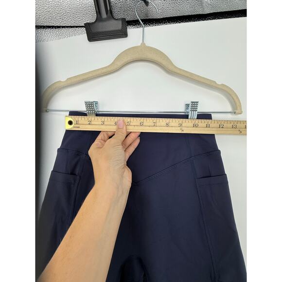 Halara UltraSculpt Cinched Tummy Control Shaping Biker Shorts 7'' Blue S - Picture 9 of 9